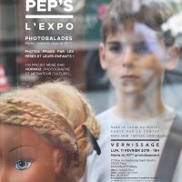 Affiche exposition PEP'S Photobalades Pères-enfants 10ème