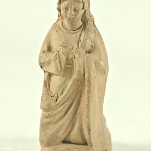 Statuette religieuse avec gravure