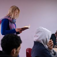 Les Couleurs de Pont de Flandre, SAJ Cap'devant et habitants, atelier d'écriture avec Alessandra Blache